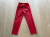 Max Mara Sleek and bright!  Red cotton Max Mara trousers, with beautiful detailing.  