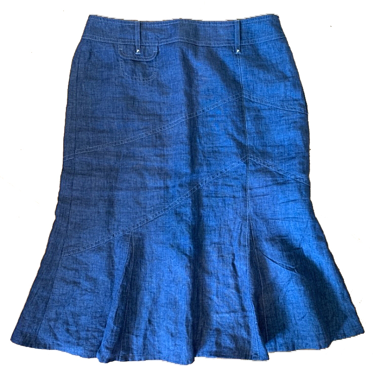 Gerry Weber Linen Denim Look Skirt