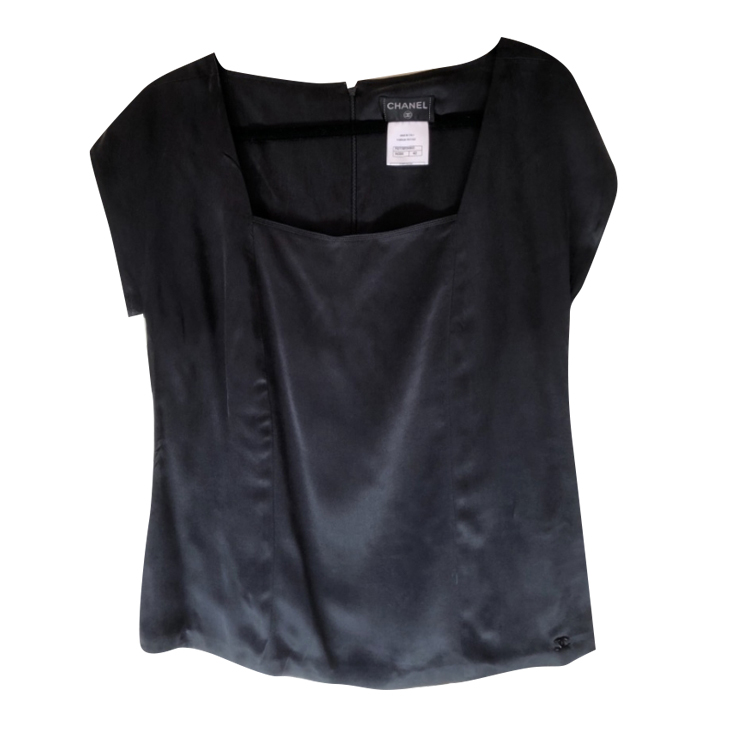 Chanel Short sleeves silk blouse