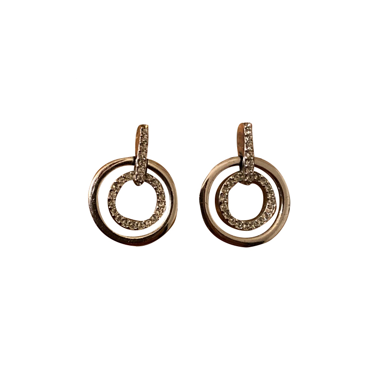 Swarovski Circle earrings 