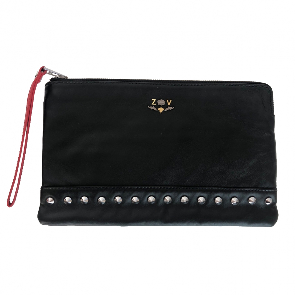 Zadig & Voltaire lamb leather pouch
