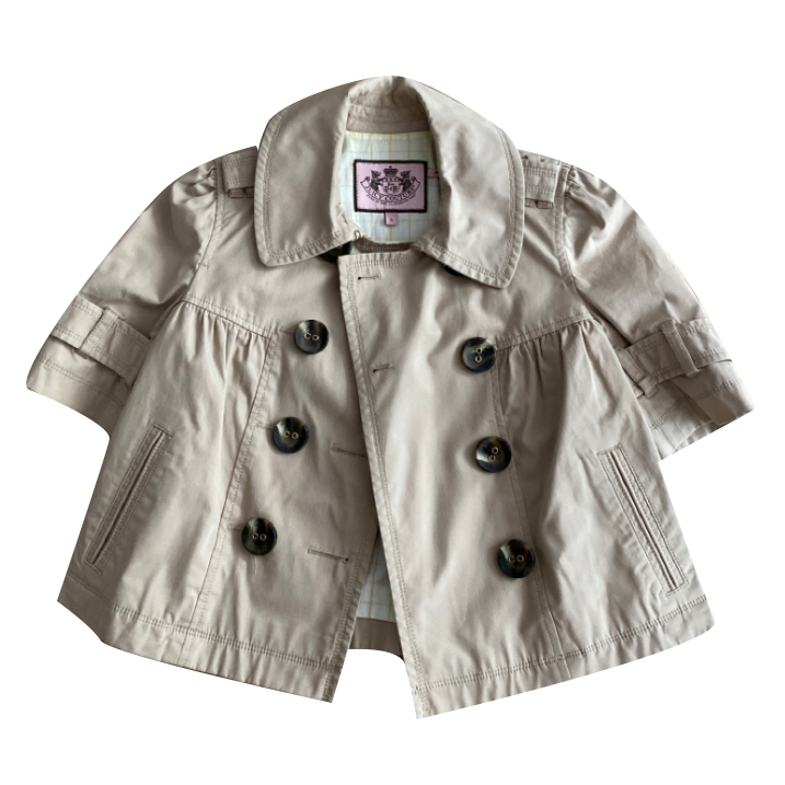 Juicy Couture cropped trench