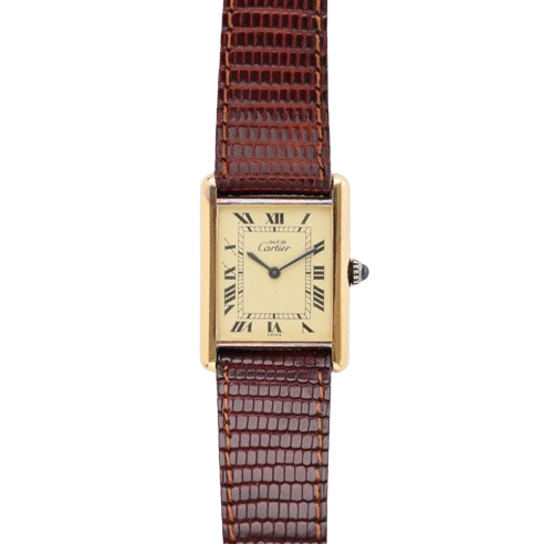 Cartier Tank Vermeil Manual 23mm Watch