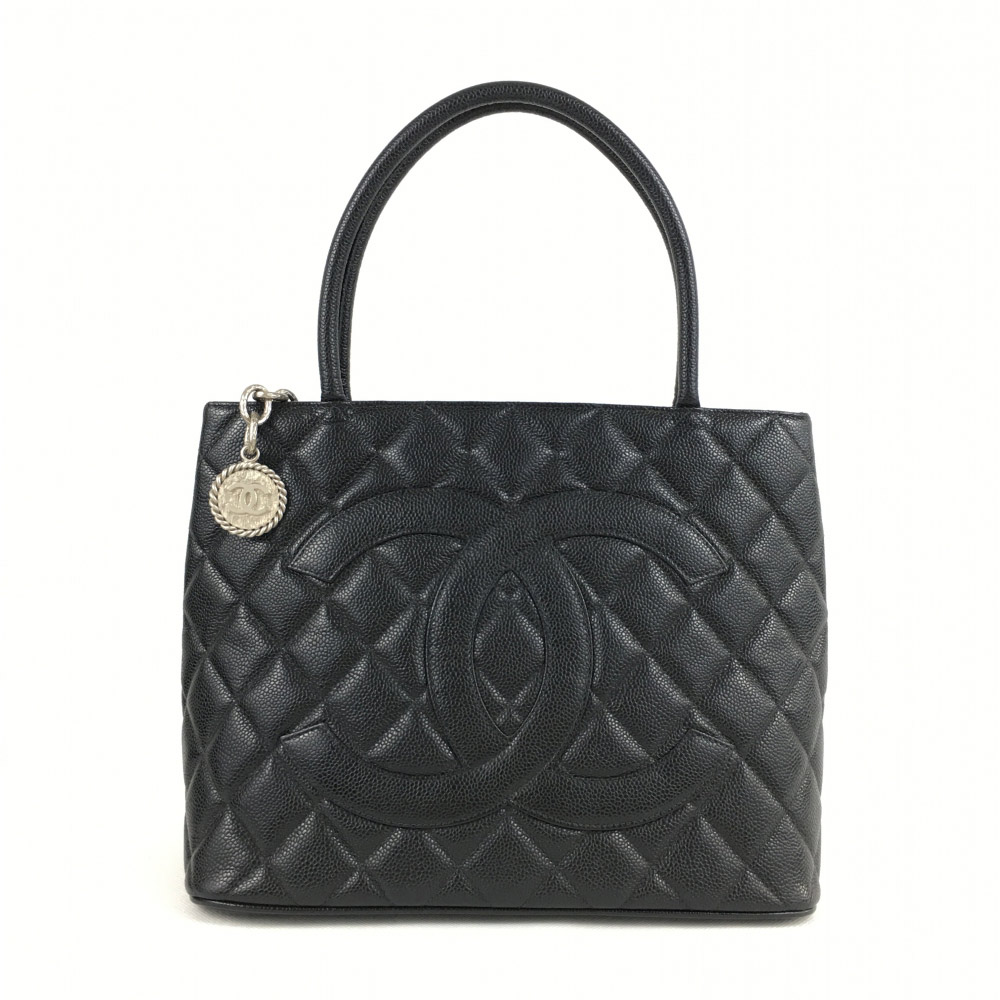 Chanel Medallion Tote Bag in caviar leather