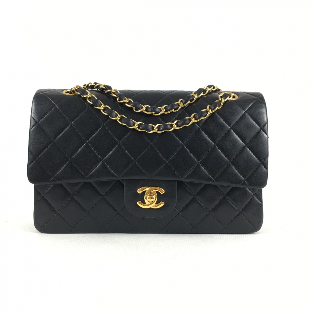 Chanel Timeless Double Flap Bag Black