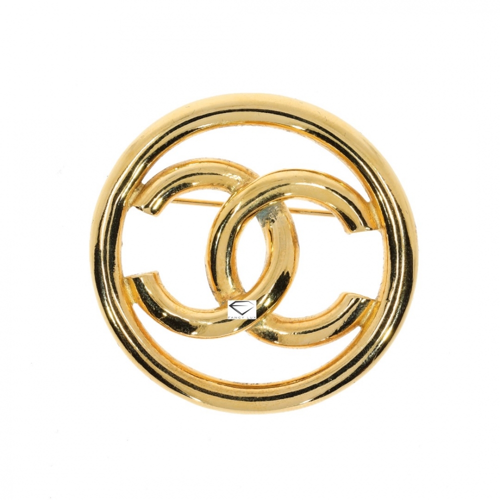 Chanel 'CC' Brosche