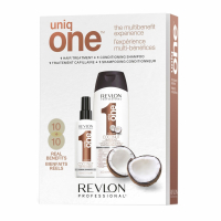 Revlon Shampoing, Spray 'Uniq One Coconut Set' - 2 Unités