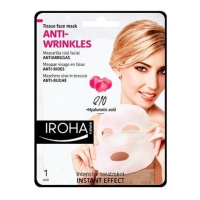 Iroha 'Antiwrinkles Q10 + HA' Gesichtsmaske aus Gewebe