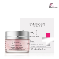 Symbiosis '(Rose+Hyaluronic Acid) - Revitalising Sugar' Lip Scrub - 10 ml