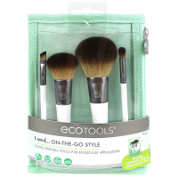 EcoTools Set de pinceaux de maquillage 'On The Go Style' - 4 Pièces
