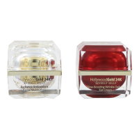 Hollywood Gold 24k 'Radiance & Glow-Boosting Wrinkle Defying' Eye Cream, Moisturizing Cream - 50 ml, 2 Units