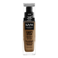 Nyx Professional Make Up Fond de teint 'Can't Stop Won't Stop Full Coverage' - Nutmeg 30 ml