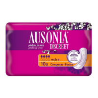 Ausonia 'Discreet' Incontinence Pads - Extra 10 Pieces
