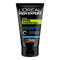 L'Oréal Paris Gel exfoliant 'Men Expert Pure Charcoal Anti-Blackheads' - 100 ml