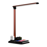 Smartcase Lampe de bureau avec port de chargement USB '4 En 1 Qi Rapide' pour Universal