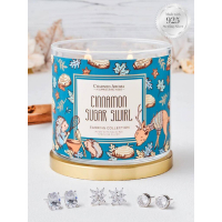 Charmed Aroma Women's 'Cinnamon Sugar Swirl' Candle Set - 500 g