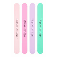 Brushworks 'Pastel Coloured' Nail File - 4 Pieces