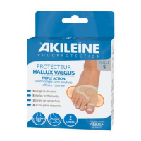 Akileïne 'Hallux Triple Action' Valgus Protector - Taille S 2 Pieces