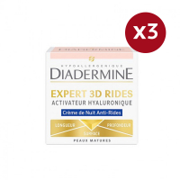 Diadermine Crème de nuit anti-âge 'Expert 3D' - 50 ml, 3 Pack