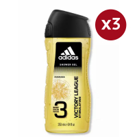 Adidas '3 in 1 Victory League' Duschgel - 250 ml, 3 Pack