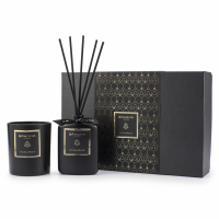 Bahoma London 'Obsidian' Diffuser, Large Candle - Vanilla Black 220 g
