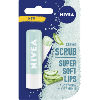 Nivea '2 In 1 Caring' Lip Scrub - Aleo Vera 4.8 g