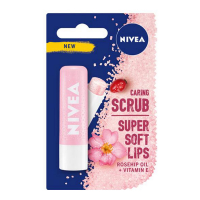 Nivea '2 In 1 Caring' Lip Scrub - Rosehip Oil 4.8 g