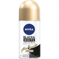 Nivea Déodorant Roll On 'Black & White Invisible Silky Smooth' - 50 ml