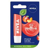 Nivea '24H Melt-In Moisture' Lippenbalsam - Peach Shine 4.8 g