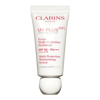 Clarins Crème solaire pour le visage 'UV Plus Anti-Pollution SPF50' - Translucent 30 ml