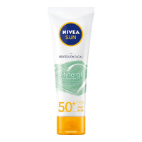 Nivea Crème solaire pour le visage 'Sun UV Mineral Protection SPF50+' - 50 ml