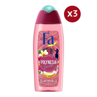Fa 'Polynesia Secrets' Shower Gel - 250 ml, 3 Pack