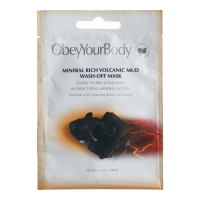 Obey Your Body Masque visage 'Minerall Rich Volcanic Mud Wash Off'