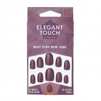 Elegant Touch 'Polished Colour Oval' Fake Nails - Next Stop New York