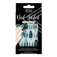 Ardell Faux Ongles 'Nail Addict' - Green Glitter Chrome