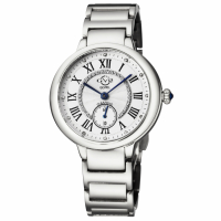 Gevril Gv2 Rome Women's Silver Dial Stainless Steel Watch