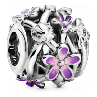 Pandora 'Purple Daisy' Charm für Damen