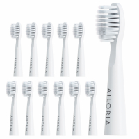 Ailoria Set de tête de brosse à dents 'Pro Smile' - 12 Pièces