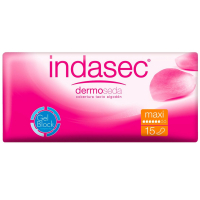 Indasec Protections pour l'incontinence 'Dermoseda' - Maxi 15 Pièces