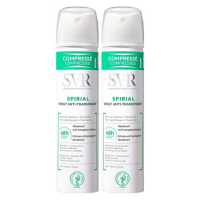 SVR Spray Anti-Transpirant 'Spirial' - 75 ml, 2 Unités