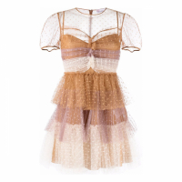 Valentino 'Draped Point d'Esprit' Mini Kleid für Damen