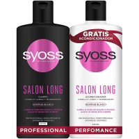 Syoss 'Salon Long Nenuphar White' Shampoo & Conditioner - 440 ml, 2 Pieces