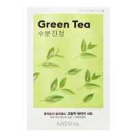 Missha 'Air Fit Green Tea' Blatt Maske - 19 g