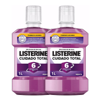 Listerine 'Total Care' Mouthwash - 2 Pieces, 1 L