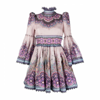 Zimmermann 'Celestial Bell Sleeve' Mini Kleid für Damen