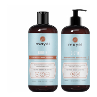 Mayél Shampoing & Après-shampoing 'Duo Biotin' - 500 ml, 2 Pièces