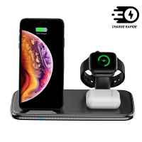 Smartcase Station d'Accueil '4 en 1 Qi' pour Apple Watch + iPhone + Airpods