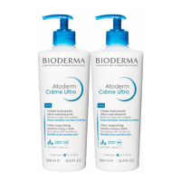 Bioderma 'Atoderm Ultra' Feuchtigkeitscreme - 500 ml, 2 Stücke