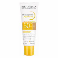 Bioderma Crème solaire pour le visage 'Photoderm Aquafluide SPF50+' - Dorée 40 ml