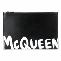 Alexander McQueen Men's 'Graffiti Logo' Clutch